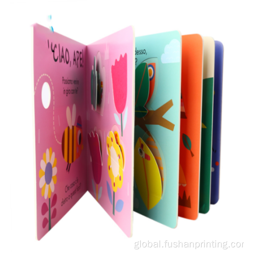 Children Book Printing Custom double sided board book Factory